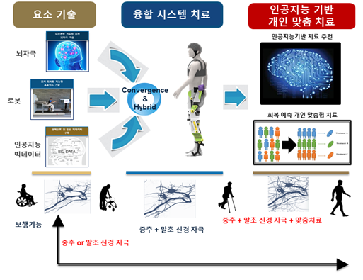뇌졸중 후 보행 신경망 회복을 위한 인공지능 기반 맞춤형 중추-말초 융합 재활치료 시스템 개발 - 개요 1